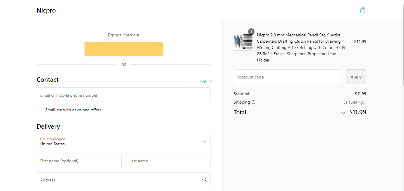 How to apply Nicpro coupon code